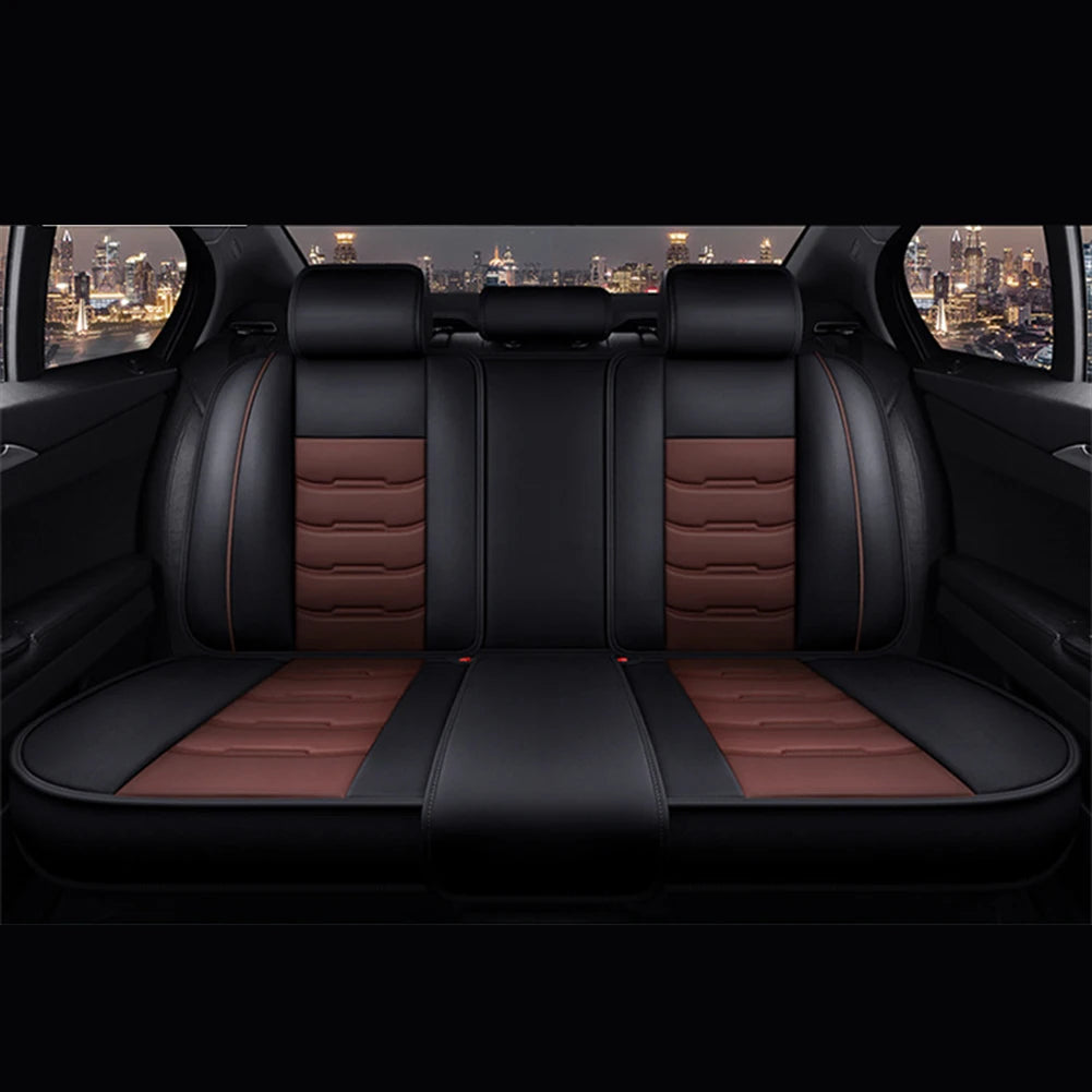 Housse Siège Auto Universelle en Cuir PU – Compatible Airbags Avant & Arrière