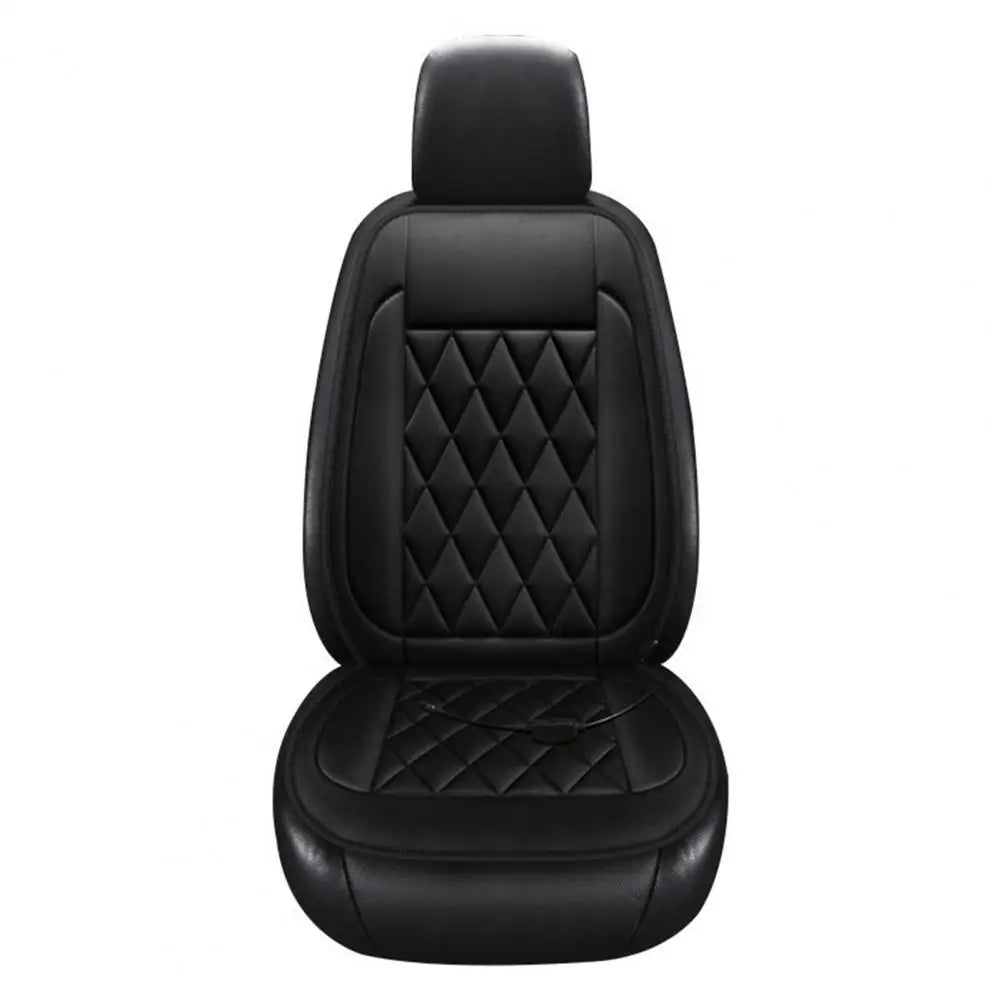 Coussin Chauffant Auto 12V – 2 Niveaux de Température avec Texture Losanges