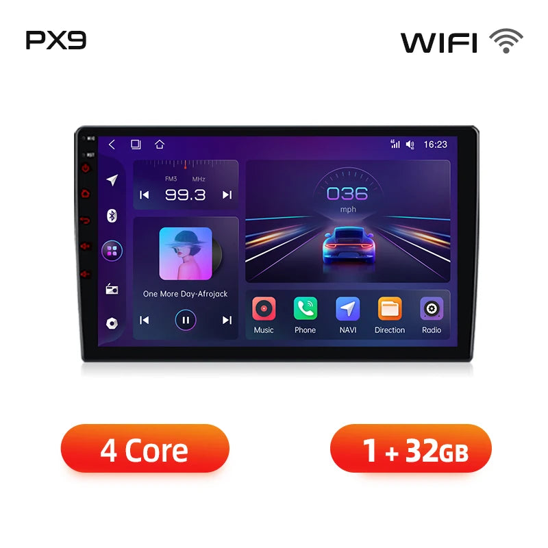 Autoradio AWESAFE PX9 CarPlay Sans Fil pour Peugeot 2008/208 (2012–2018) – GPS & FM