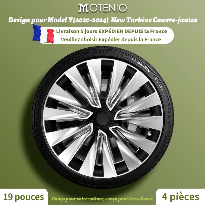 Lot de 4 enjoliveurs de roue