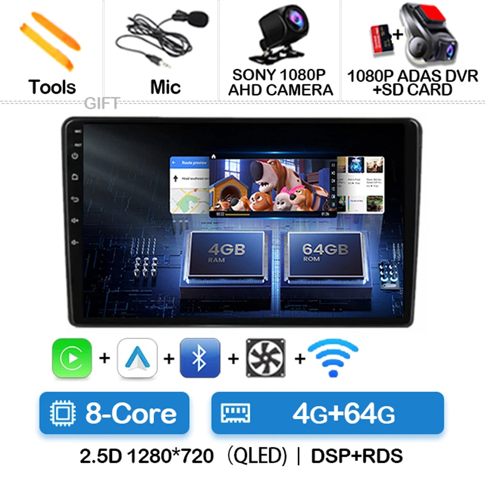 Autoradio Android 15 pour Peugeot 208(2013–2017)