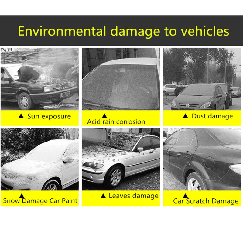 Housse Auto Extérieure Noire – Protection Anti-Poussière et UV Universelle