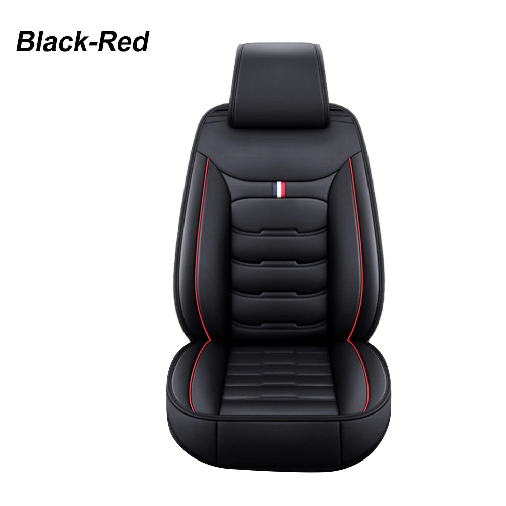 Housse Siège Auto Universelle en Cuir PU – Compatible Airbags Avant & Arrière