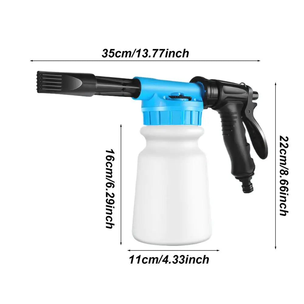 Canon à Mousse 1L pour Tuyau d’Arrosage – Pulvérisateur Pressurisé à Main