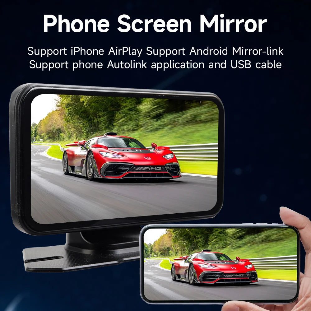 Autoradio Écran 6" GPS – CarPlay Sans Fil & Android Auto Universel