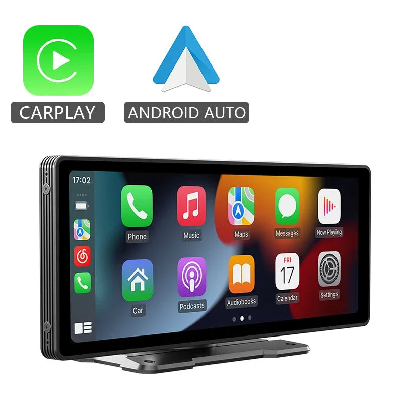 Autoradio Miroir 10,26" – CarPlay Sans Fil, Android Auto, Bluetooth, AUX, USB