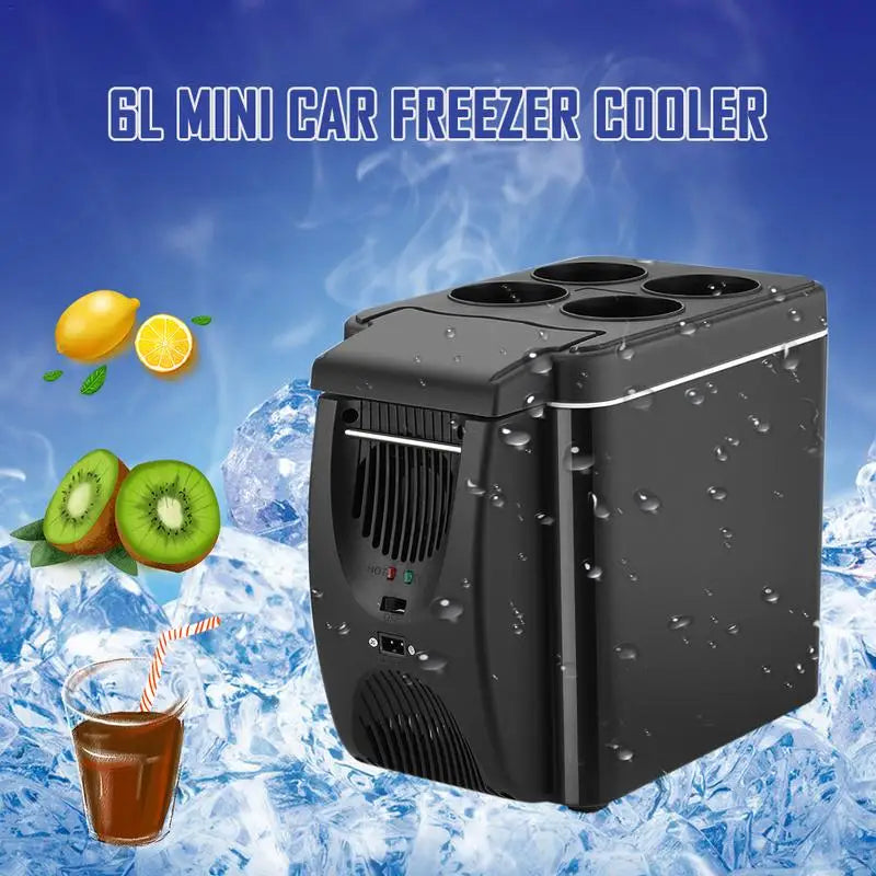Réfrigérateur Auto 6L 12V – Mini Glacière Chauffante & Réfrigérante Portable