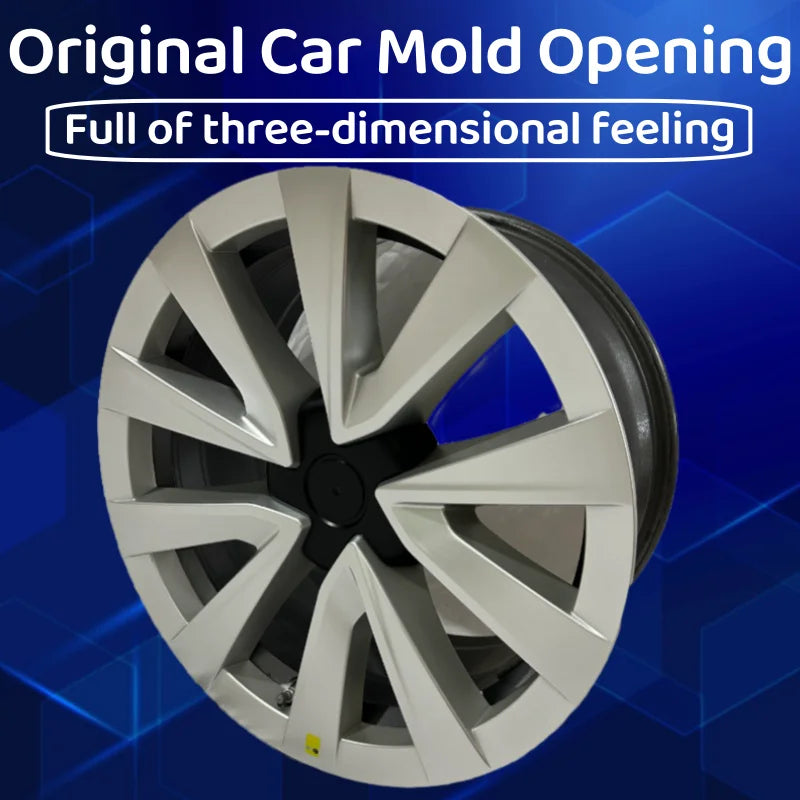 Lot de 4 enjoliveurs de roue de rechange pour Tesla Model 3 18 pouces
