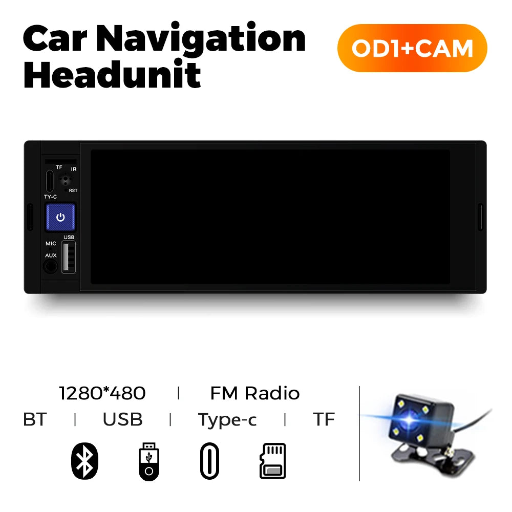 Lecteur multimédia universel à écran tactile HD CarPlay