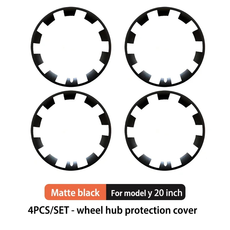 20 pouces 4 pièces jantes protection moyeu jantes