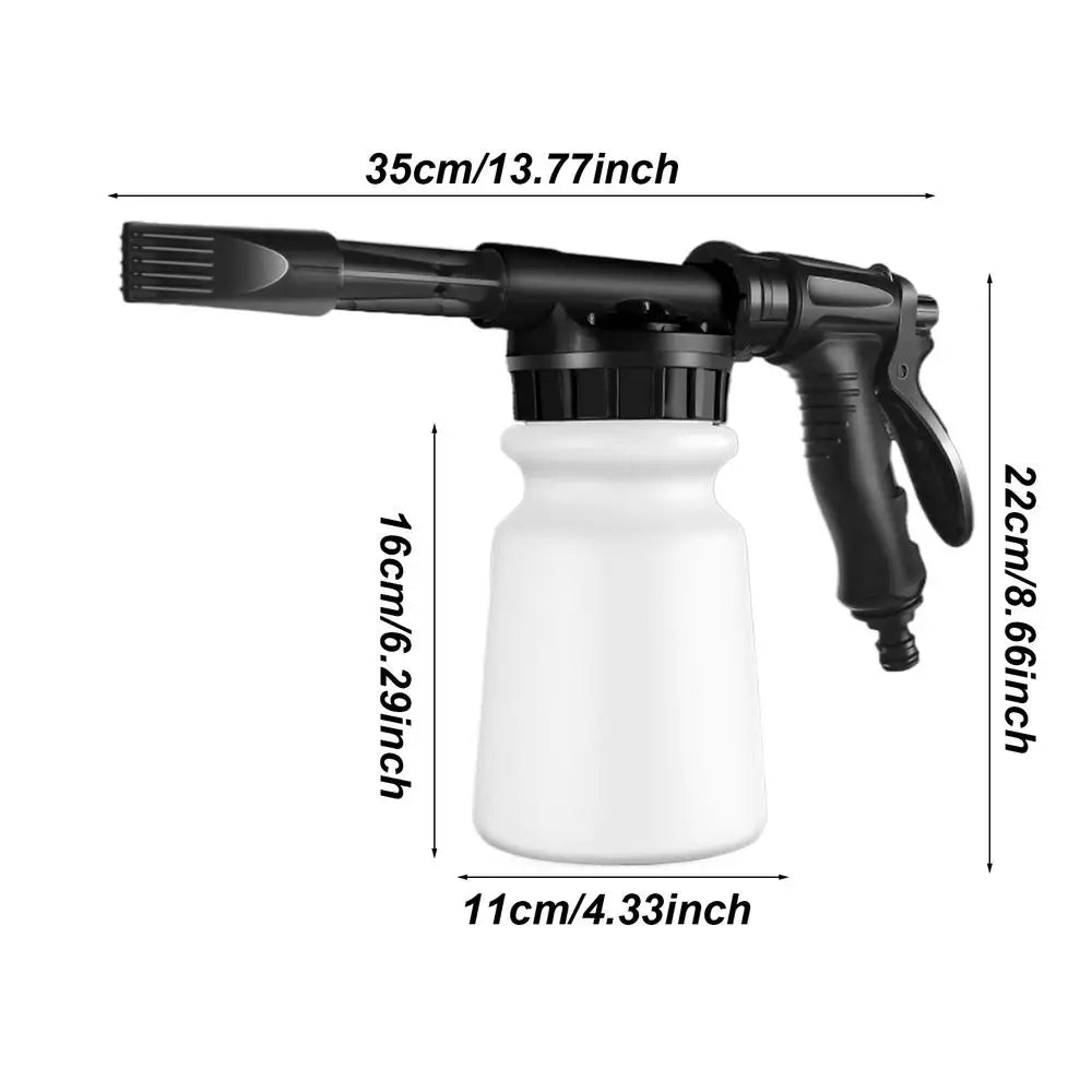 Canon à Mousse 1L pour Tuyau d’Arrosage – Pulvérisateur Pressurisé à Main
