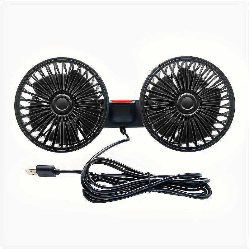 Ventilateur Auto 360° 3 Vitesses – Refroidisseur de Siège USB Réglable