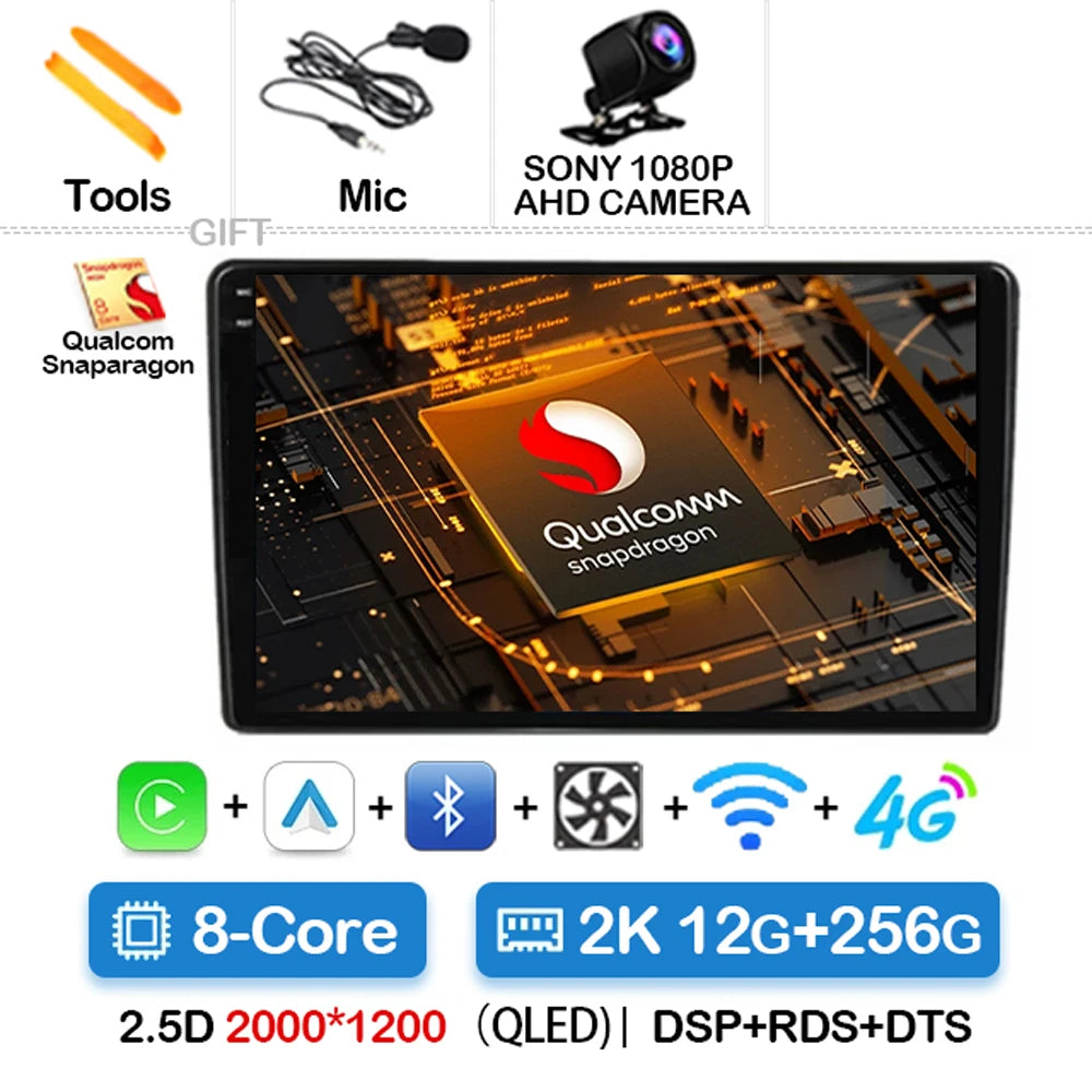 Autoradio Android 15 pour Peugeot 208(2013–2017)