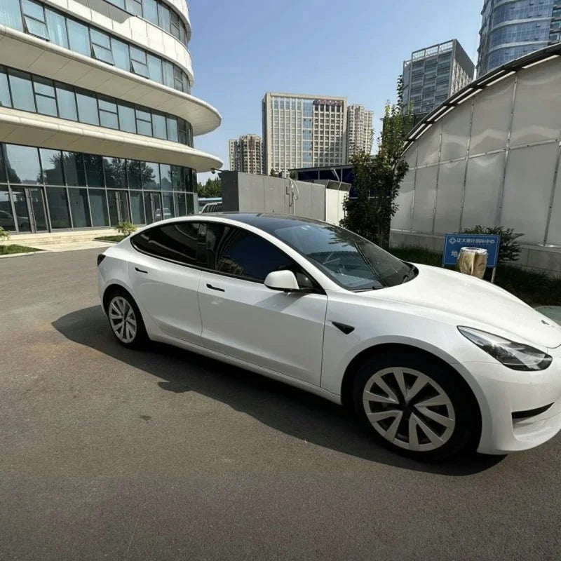 Lot de 4 enjoliveurs de roue de rechange pour Tesla Model 3 18 pouces