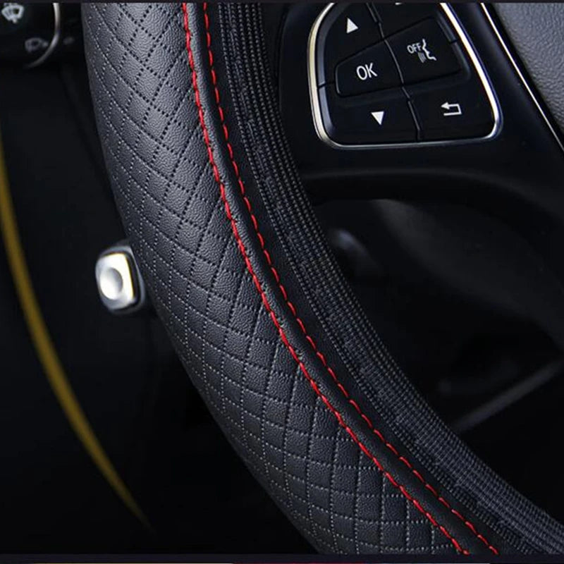 Housse Volant Auto Universelle – Cuir Antidérapant Embossé