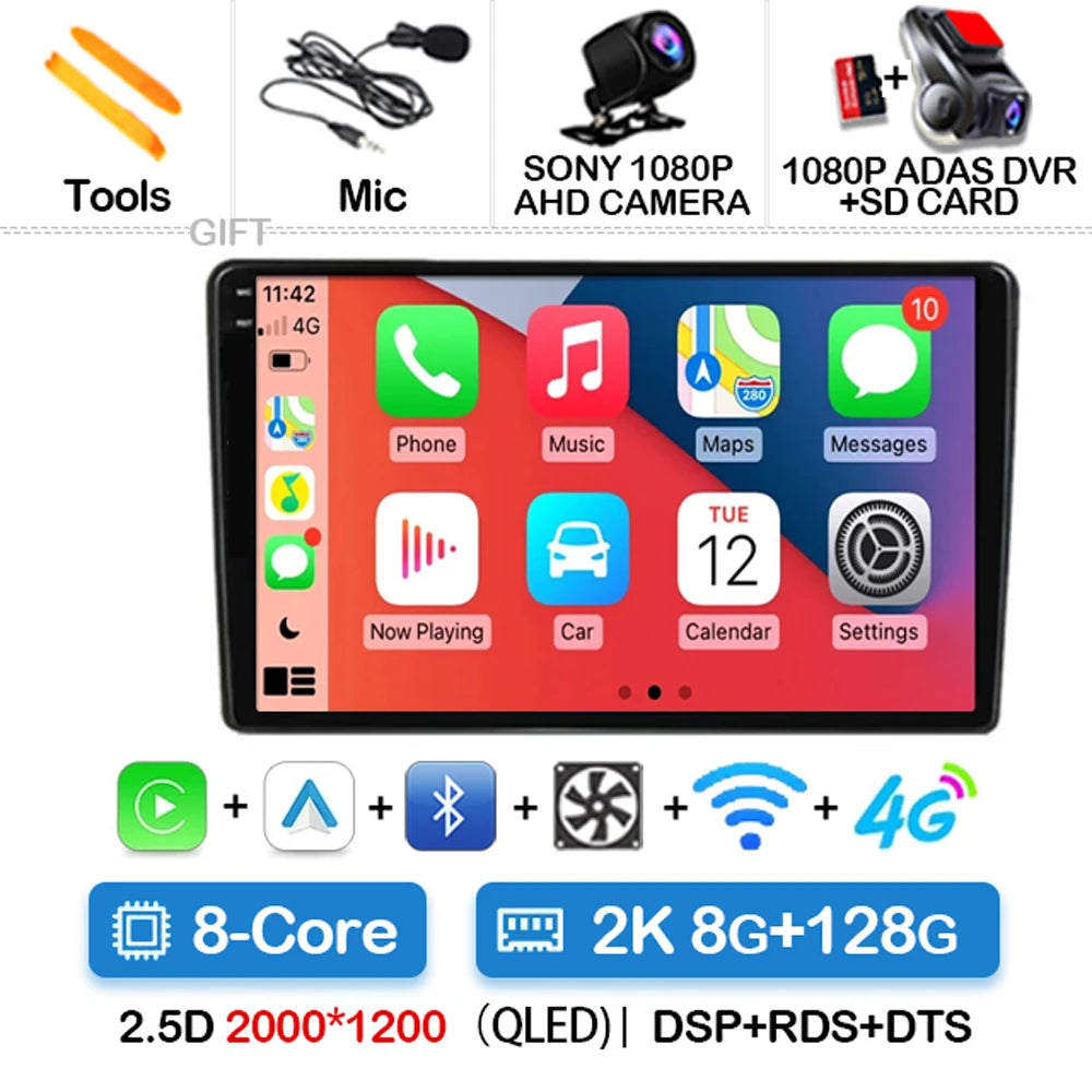 Autoradio Android 15 pour Peugeot 208(2013–2017)