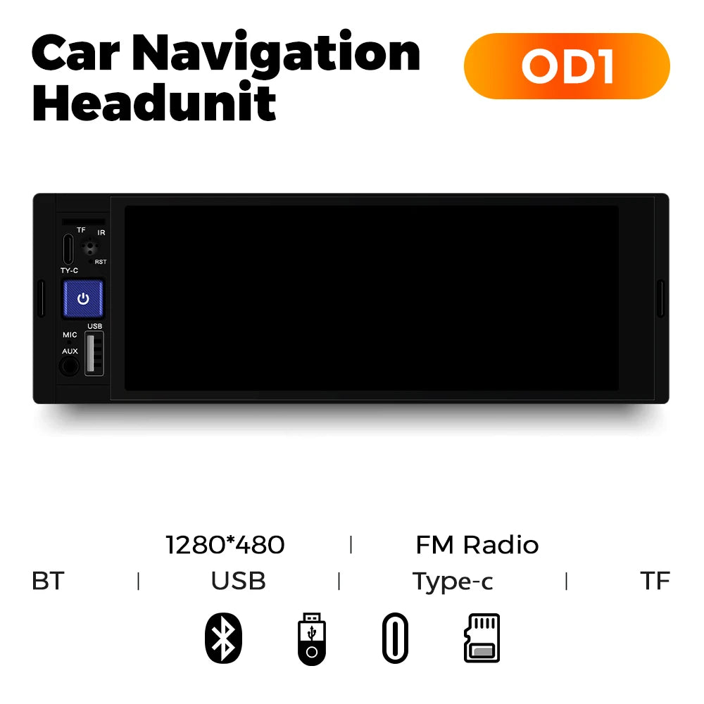 Lecteur multimédia universel à écran tactile HD CarPlay