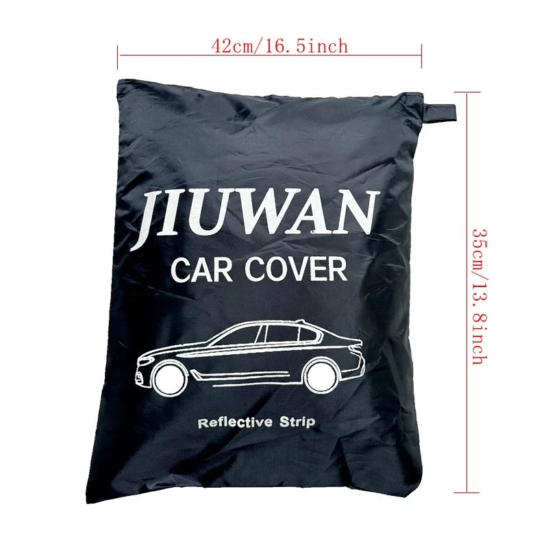 Housse Auto Extérieure Noire – Protection Anti-Poussière et UV Universelle