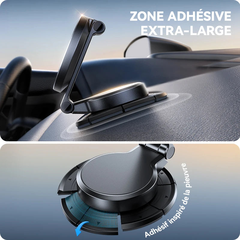 Support Magnétique Auto Joyroom N55 – Chargeur Sans Fil 15W & Rotation 360°