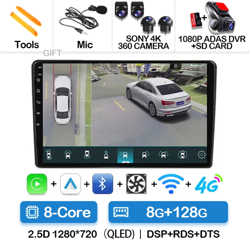Autoradio Android 15 pour Peugeot 208(2013–2017)