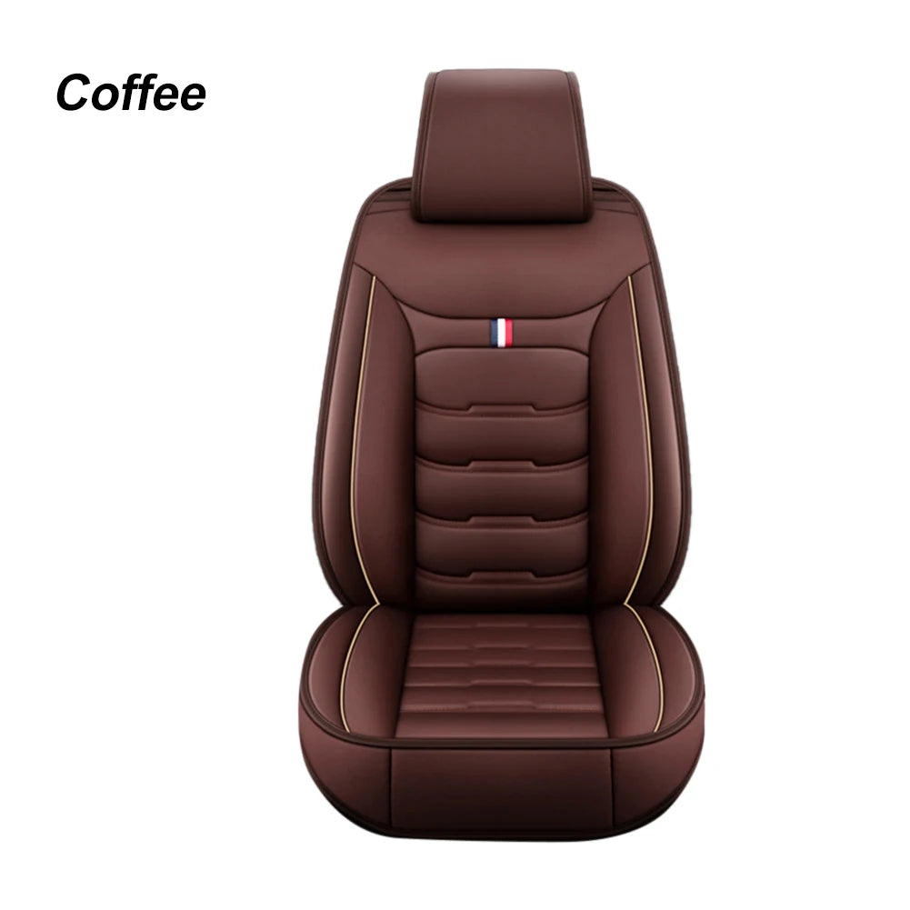 Housse Siège Auto Universelle en Cuir PU – Compatible Airbags Avant & Arrière