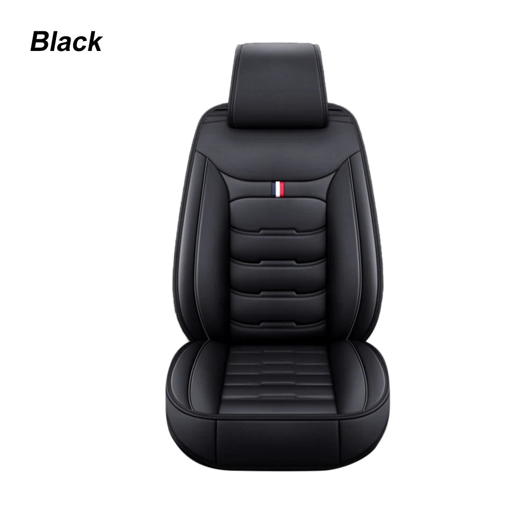 Housse Siège Auto Universelle en Cuir PU – Compatible Airbags Avant & Arrière