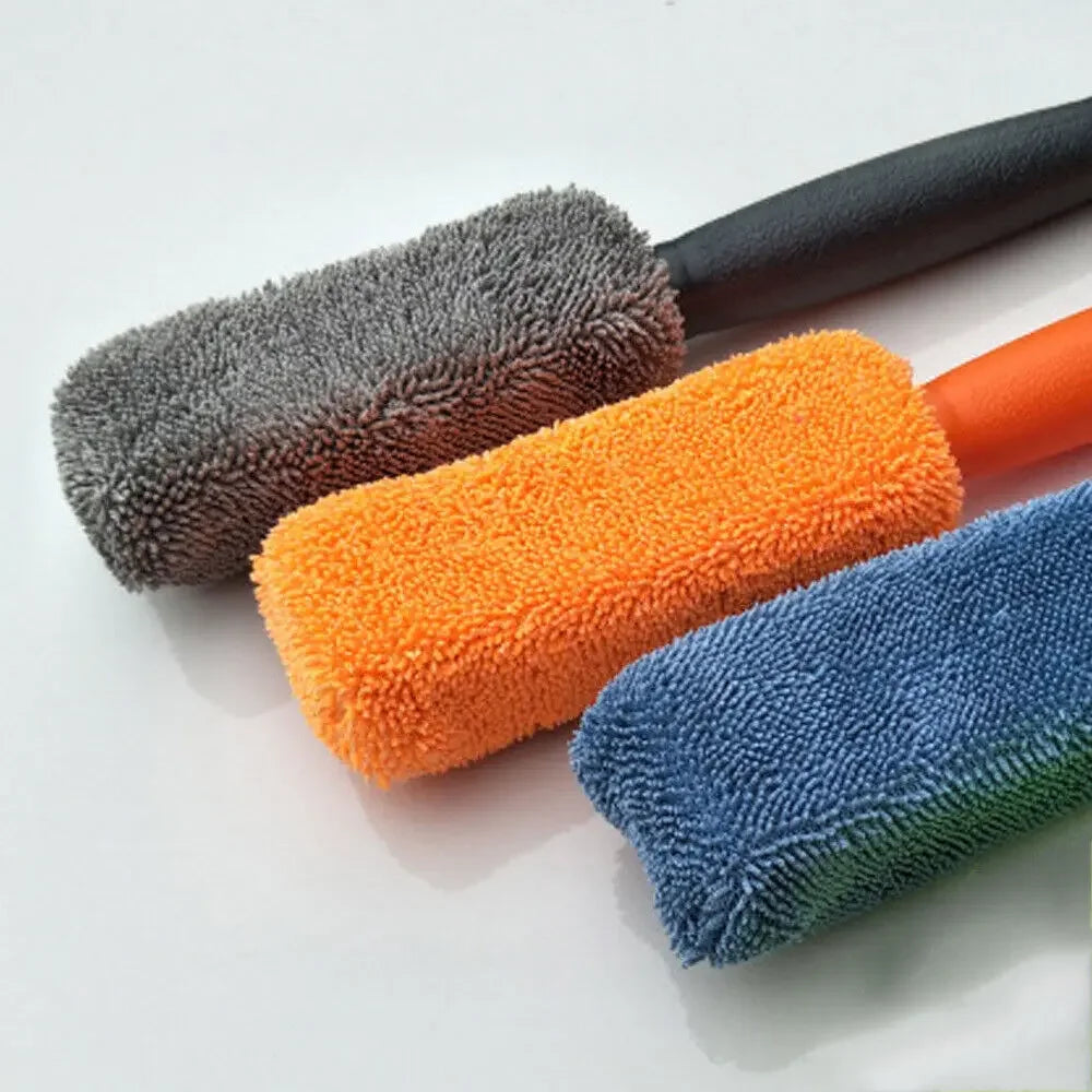 Brosse Nettoyage Pneus & Jantes – Outil Détail Auto pour Voiture, Moto, Vélo