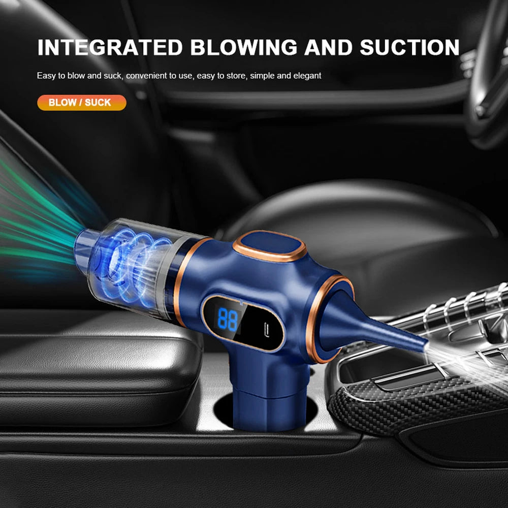 Aspirateur de voiture sans fil à forte aspiration 98 000 Pa