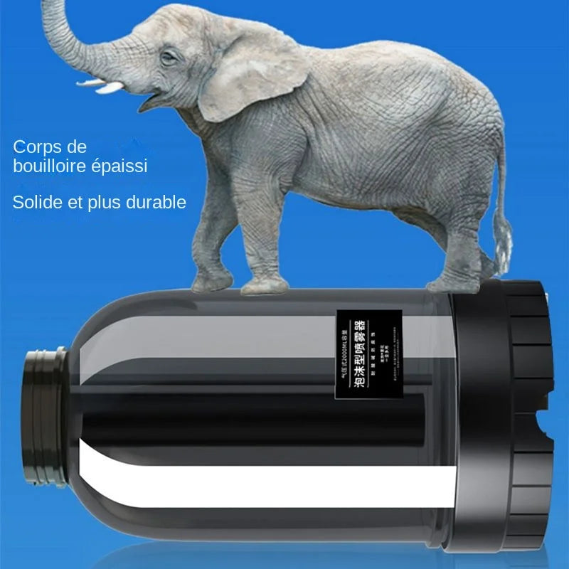Pulvérisateur Mousse 2L avec 3 Buses – Pompe Manuelle pour Lavage Auto