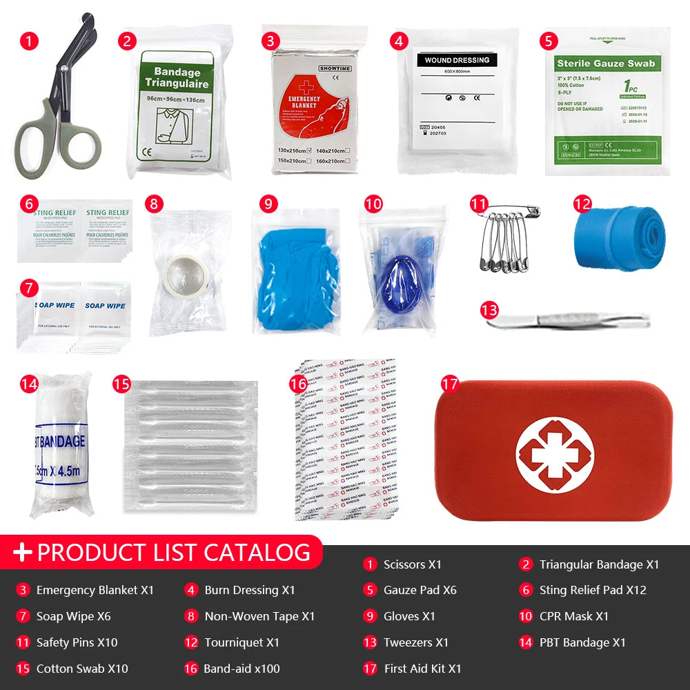 Trousse de Premiers Secours 215 pcs