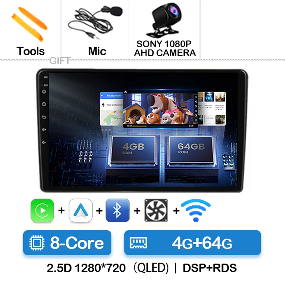 Autoradio Android 15 pour Peugeot 208(2013–2017)