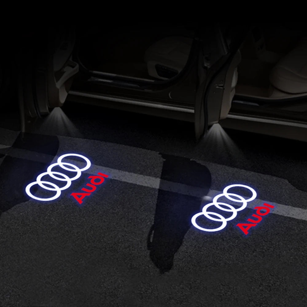 Projecteurs LED de Porte HD pour Audi A3, A4, A5, A6, Q3, Q5, Q7, S & RS