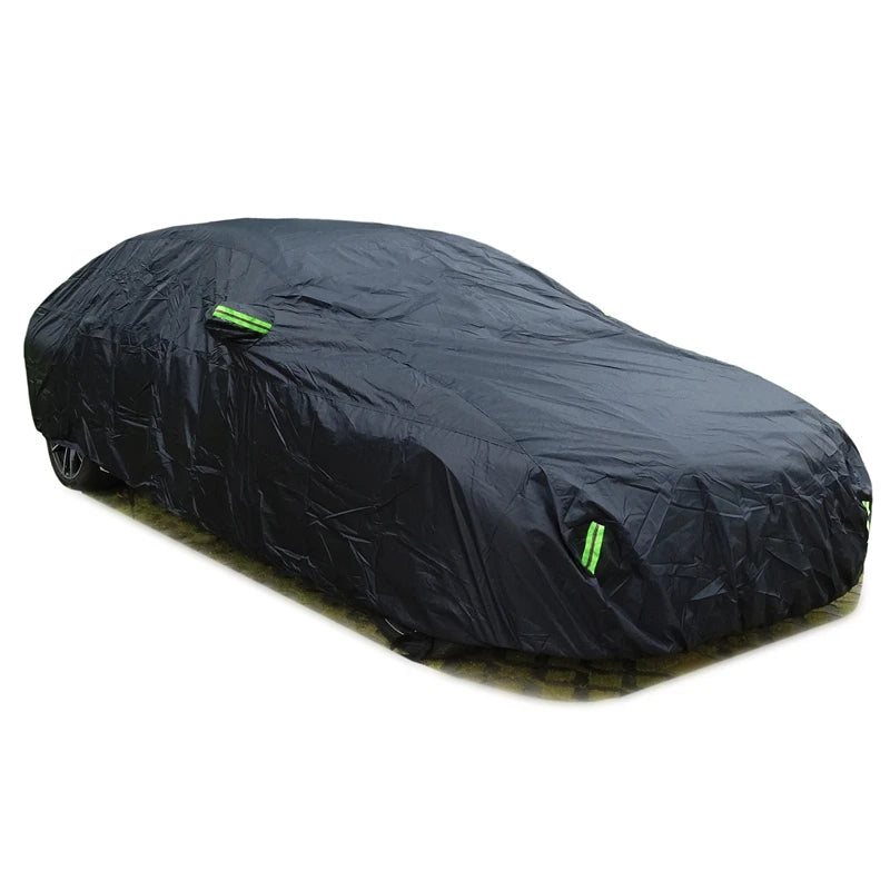 Housse Auto Extérieure Noire – Protection Anti-Poussière et UV Universelle