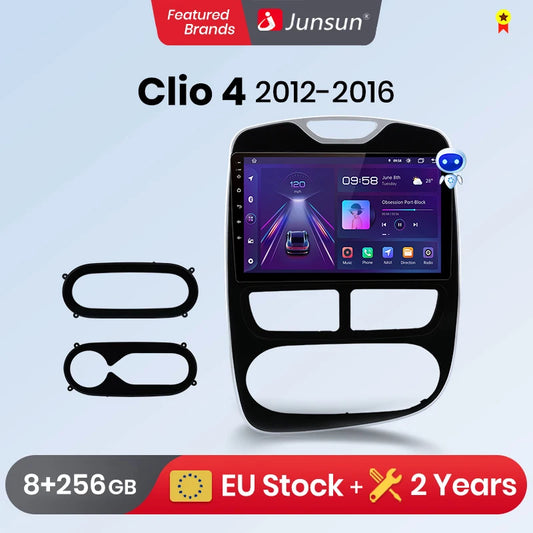Autoradio Junsun CarPlay Android Auto pour Renault Clio 4/ZOE (2012–2017)