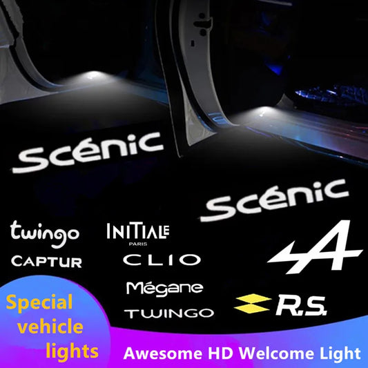Projecteurs LED Porte d’Accueil Clio, Captur, Twingo, Mégane MK2 à MK5