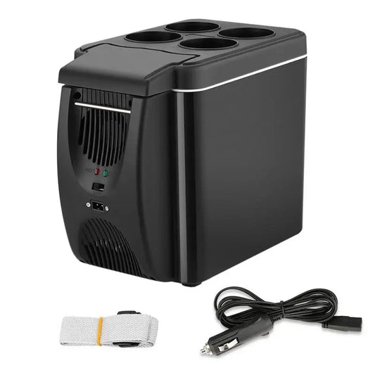 Réfrigérateur Auto 6L 12V – Mini Glacière Chauffante & Réfrigérante Portable