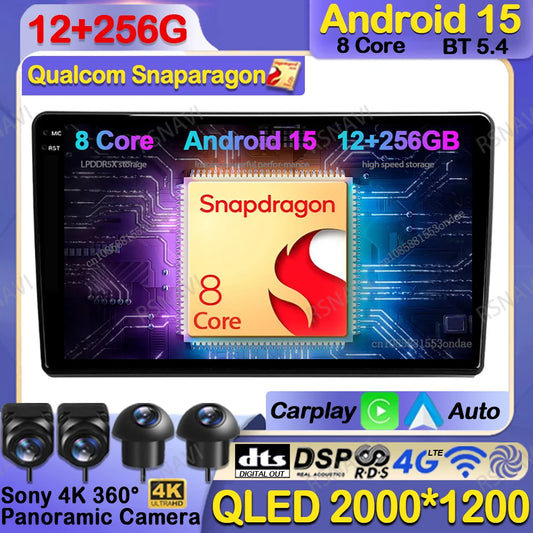 Autoradio Android 15 pour Peugeot 208(2013–2017)