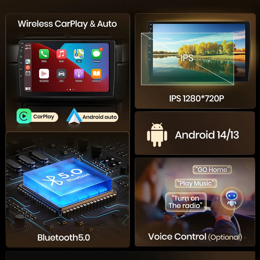 Junsun Apple/Android pour Peugeot 2008 208 2012-2018